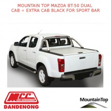 MAZDA BT-50 DUAL CAB + EXTRA CAB BLACK SPORT BAR - ACCESSORY FOR MOUNTAIN TOP ROLL